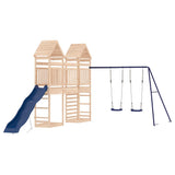 Outdoor Playset Solid Wood Pine - Front View
