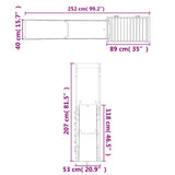 Outdoor Playset Impregnated Wood Pine - Extra Image