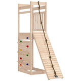 Outdoor Playset Solid Wood Pine - Front View