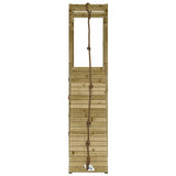 Outdoor Playset Impregnated Wood Pine - Top-Down View