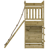 Outdoor Playset Impregnated Wood Pine - Rear View