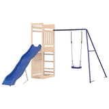 Outdoor Playset Solid Wood Pine - Front View