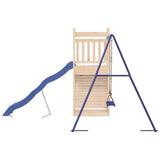 Outdoor Playset Solid Wood Pine - Rear View