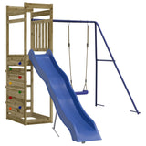 Outdoor Playset Impregnated Wood Pine - Top-Down View