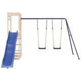 Outdoor Playset Solid Wood Pine - Side View