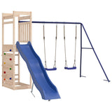 Outdoor Playset Solid Wood Pine - Top-Down View