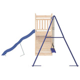 Outdoor Playset Solid Wood Pine - Rear View