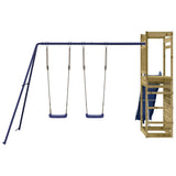 Outdoor Playset Impregnated Wood Pine - Close-Up Angle