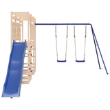 Outdoor Playset Solid Wood Pine - Side View