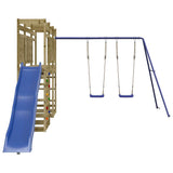 Outdoor Playset Impregnated Wood Pine - Side View