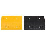 Speed Hump 5 pcs Yellow&Black 97x32.5x4 cm Rubber - Side View