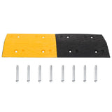 Speed Hump 5 pcs Yellow&Black 97x32.5x4 cm Rubber - Top-Down View