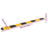 Speed Hump Yellow&Black 420x32.5x4 cm Rubber - Extra Image