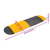 Speed Hump Yellow&Black 517x32.5x4 cm Rubber