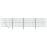 Wire Mesh Fence Green 1.8x10 m Galvanised Steel