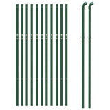 Wire Mesh Fence Green 1x25 m Galvanised Steel