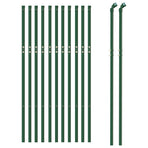 Wire Mesh Fence Green 1x25 m Galvanised Steel