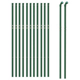 Wire Mesh Fence Green 1.1x25 m Galvanised Steel