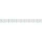 Wire Mesh Fence Green 1.6x25 m Galvanised Steel