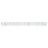 Wire Mesh Fence Green 1.8x25 m Galvanised Steel