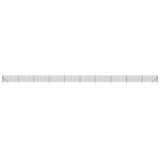 Wire Mesh Fence with Spike Anchors Green 0.8x25 m - Front View