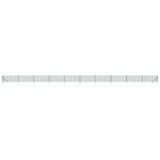 Wire Mesh Fence with Spike Anchors Green 1.1x25 m - Front View