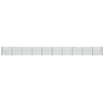 Wire Mesh Fence with Spike Anchors Green 1.4x25 m
