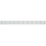 Wire Mesh Fence with Spike Anchors Green 1.6x25 m