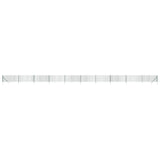Wire Mesh Fence with Spike Anchors Green 1.1x25 m