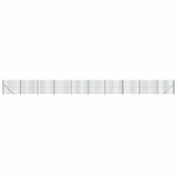 Wire Mesh Fence with Spike Anchors Green 1.8x25 m - Front View