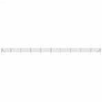 Wire Mesh Fence with Spike Anchors Green 1x25 m