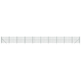 Wire Mesh Fence with Spike Anchors Green 1.6x25 m