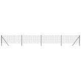 Wire Mesh Fence Anthracite 1x10 m Galvanised Steel
