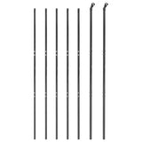 Wire Mesh Fence Anthracite 1.6x10 m Galvanised Steel