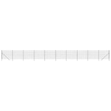 Wire Mesh Fence Anthracite 1.6x25 m Galvanised Steel