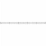 Wire Mesh Fence with Spike Anchors Anthracite 0.8x25 m - Front View