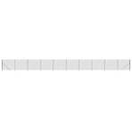 Wire Mesh Fence with Spike Anchors Anthracite 1.4x25 m