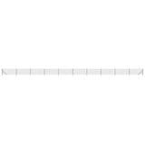 Wire Mesh Fence with Spike Anchors Anthracite 0.8x25 m - Front View