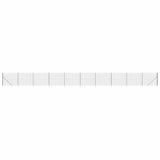 Wire Mesh Fence with Spike Anchors Anthracite 1.4x25 m