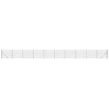 Wire Mesh Fence with Spike Anchors Anthracite 1.6x25 m