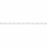 Wire Mesh Fence with Flange Anthracite 1.1x25 m