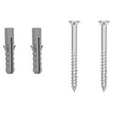 Bike Rack for 2 Bikes Galvanised Steel - 45-Degree Angle