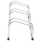 Bike Rack for 3 Bikes Galvanised Steel - Side View