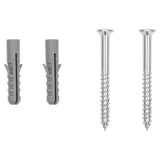 Bike Rack for 2 Bikes Black Steel - 45-Degree Angle