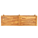 Garden Raised Bed 160x60x44 cm Solid Wood Acacia - Side View