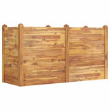 Garden Raised Bed 160x60x84 cm Solid Wood Acacia - Front View