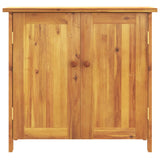 Garden Cabinet 75x35x70 cm Solid Wood Acacia - Top-Down View