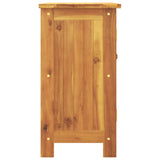 Garden Cabinet 75x35x70 cm Solid Wood Acacia - 45-Degree Angle