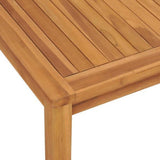 5 Piece Garden Dining Set Solid Wood Teak - Extra Image