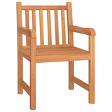 3 Piece Garden Dining Set Solid Wood Teak - 45-Degree Angle